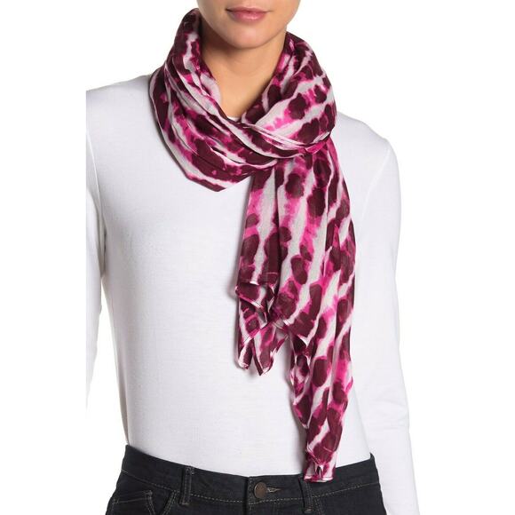 Melrose and Market Accessories - NWT Pink Tie Dye Scarf Beach Wrap Skirt Cover Up